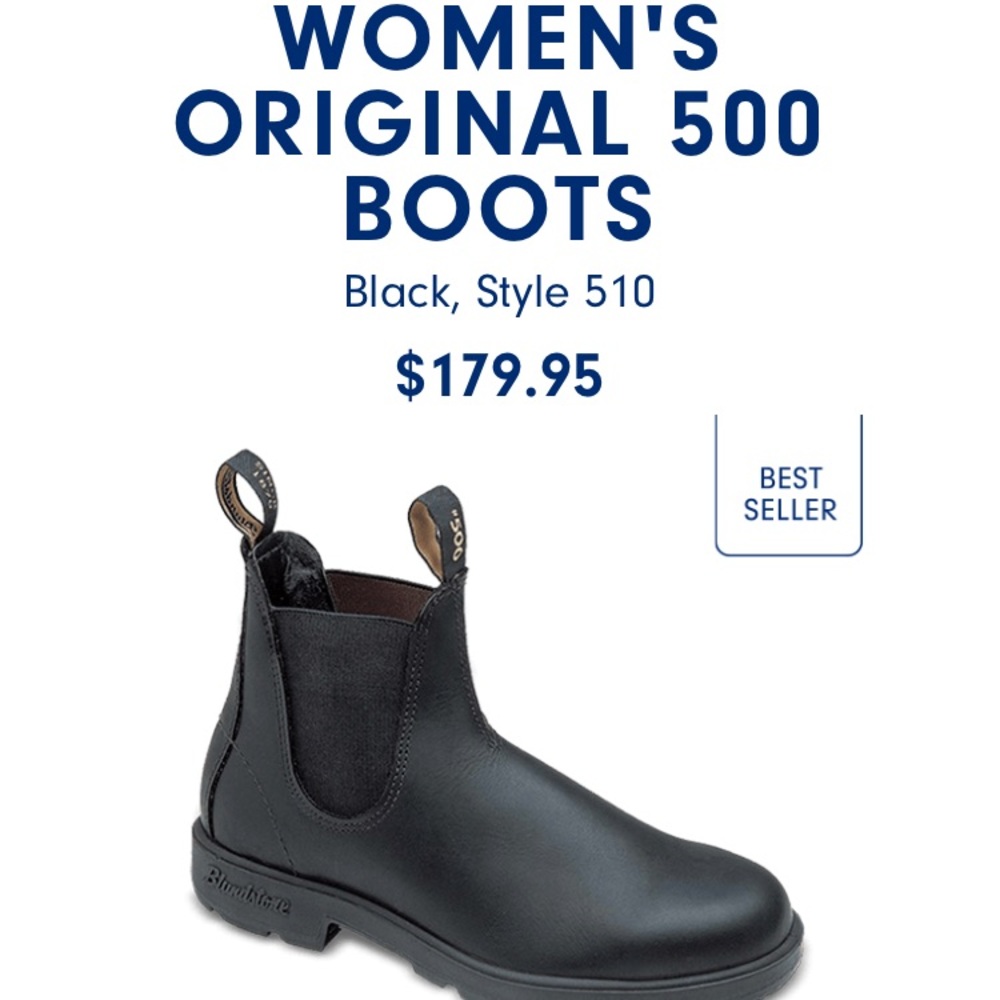 Blundstone Pull On Boots - Like New Ladies Sz 6